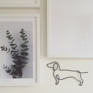 Dachsund Wire Wall Art