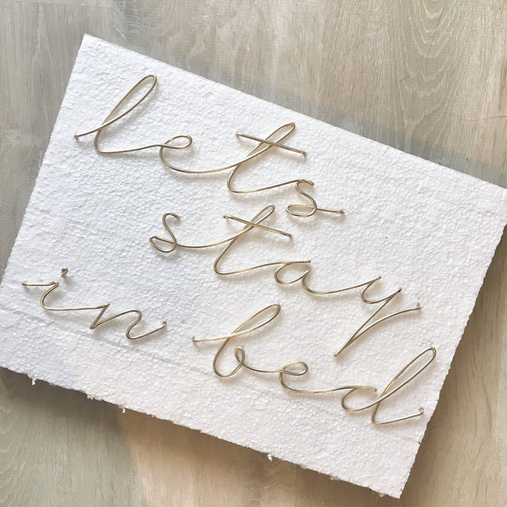 Wire Write String Wire Script Font